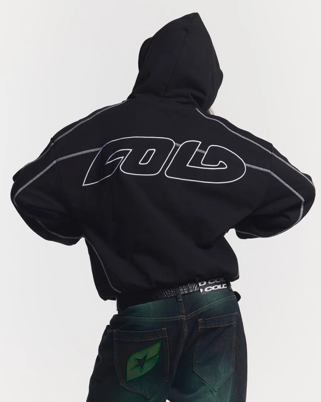ROLLER HOODIE BLACK sold by Cold Culture product image thumbnail 5
