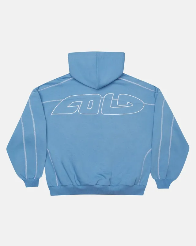 ROLLER HOODIE BLUE sold by Cold Culture