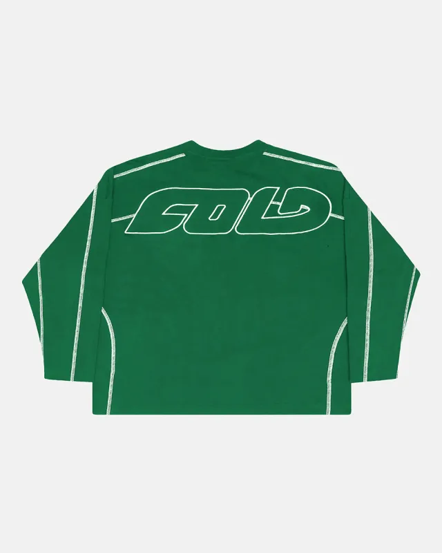 ROLLER LONGSLEEVE TEE GREEN made by Cold Culture