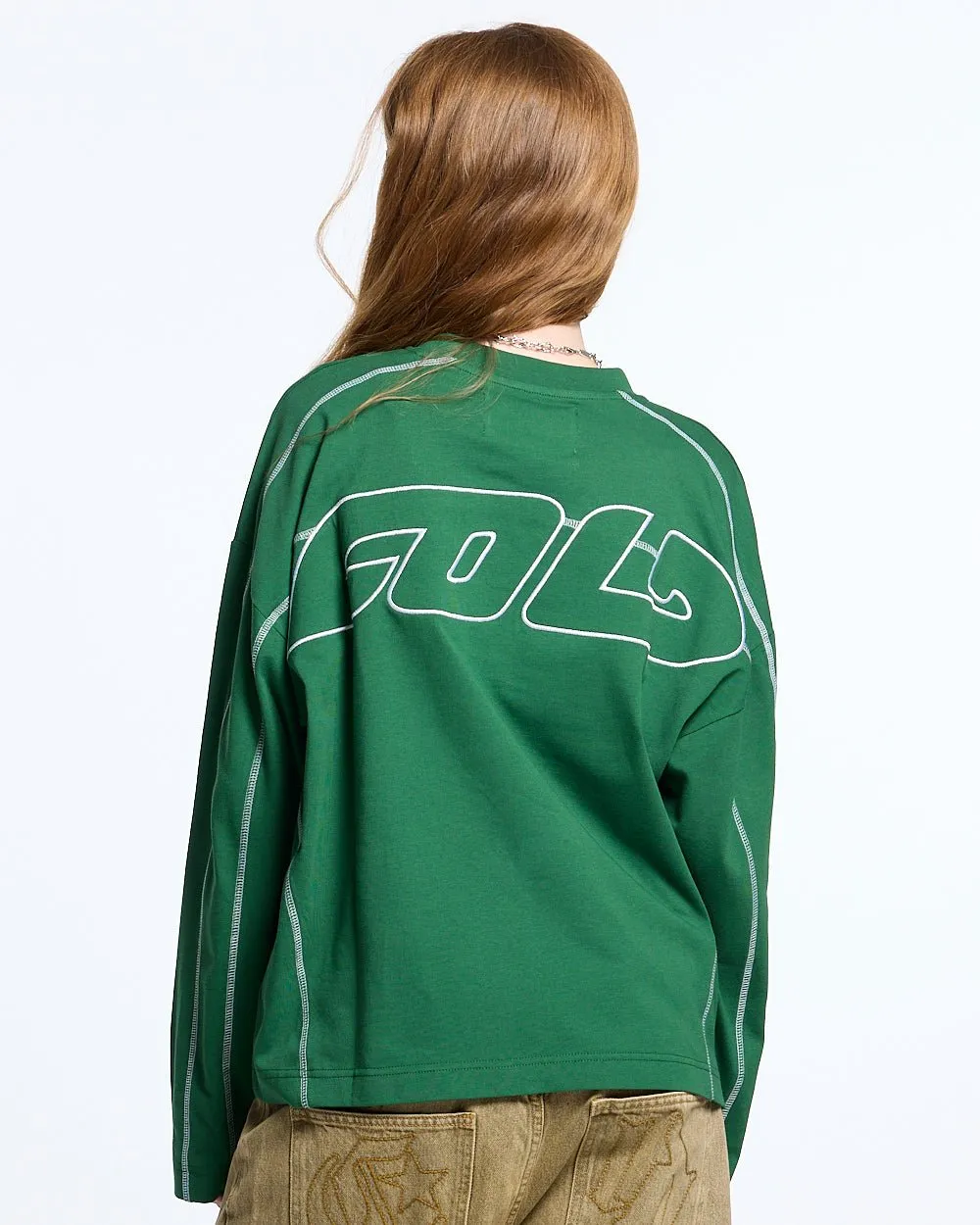 ROLLER LONGSLEEVE TEE GREEN sold by Cold Culture product image thumbnail 5