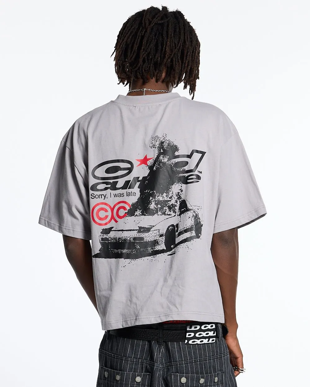 LATE TEE GREY sold by Cold Culture product image thumbnail 3