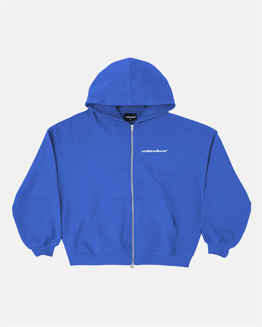 ESSENTIAL ZIP HOODIE ELECTRIC BLUE sold by Cold Culture product image thumbnail 2