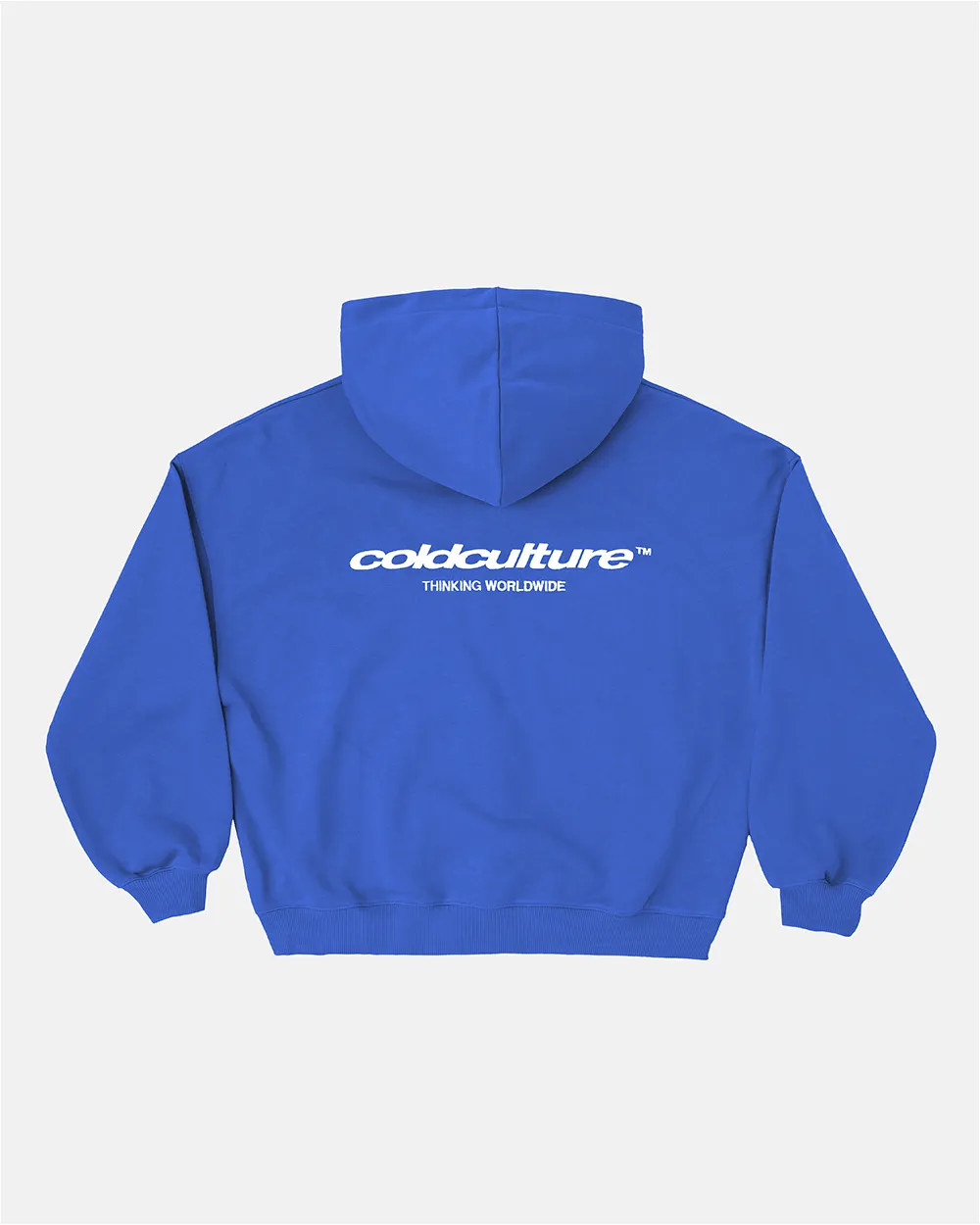 ESSENTIAL ZIP HOODIE ELECTRIC BLUE sold by Cold Culture