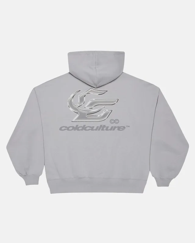 HYPERCHROME HOODIE PEARL GREY sold by Cold Culture
