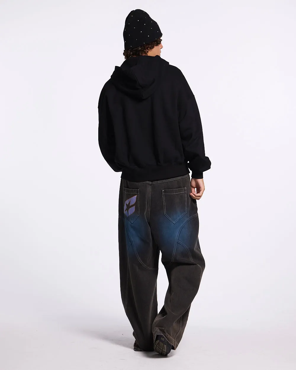 HARPER ZIP HOODIE BLACK sold by Cold Culture product image thumbnail 4