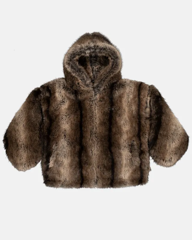 FUR HOODIE JACKET sold by Cold Culture