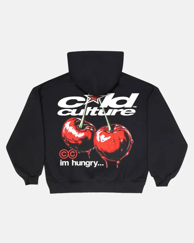 CHERRY HOODIE BLACK sold by Cold Culture