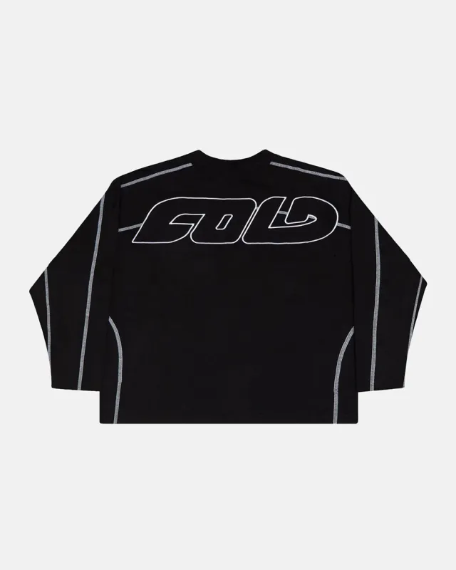 ROLLER LONGSLEEVE TEE BLACK made by Cold Culture