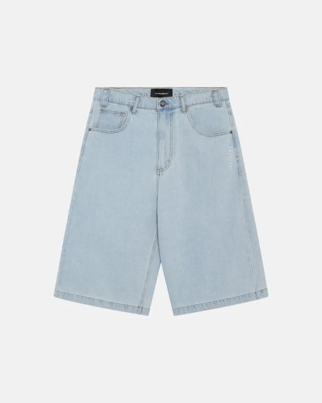 FROSTED JORTS LIGHT BLUE DENIM sold by Cold Culture