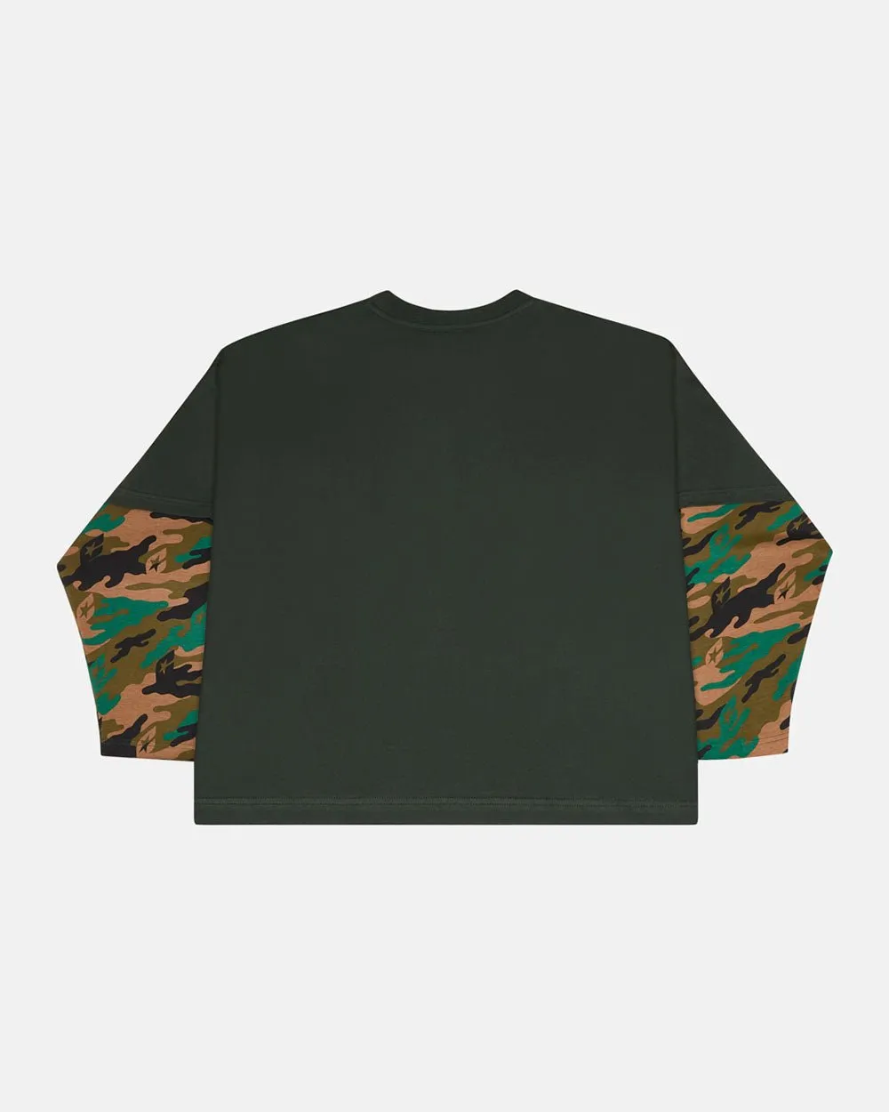 CAMO DOUBLE SLEEVE TEE DEEP FOREST sold by Cold Culture product image thumbnail 2