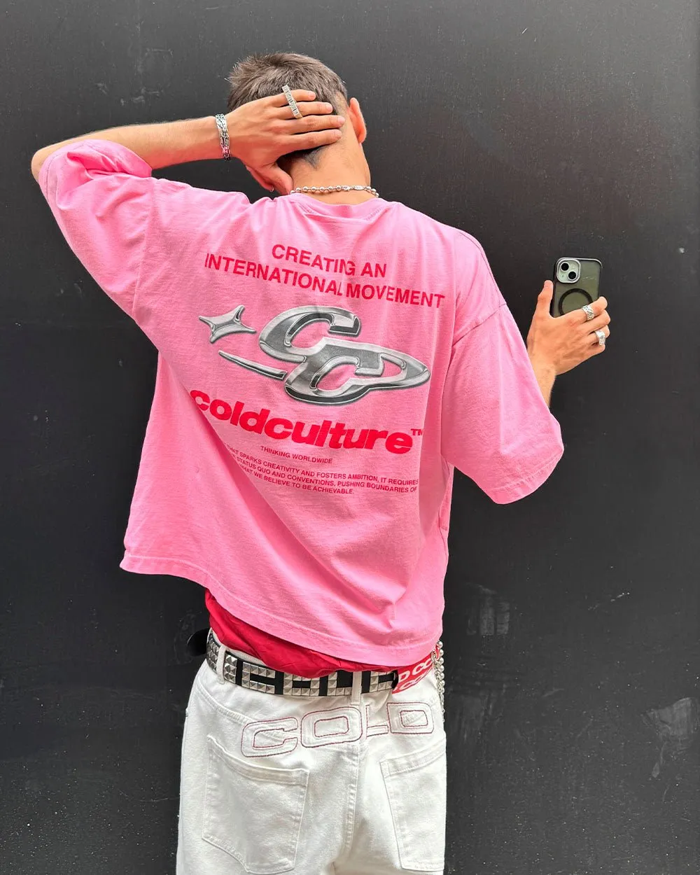 SPARKLY TEE PINK sold by Cold Culture product image thumbnail 3