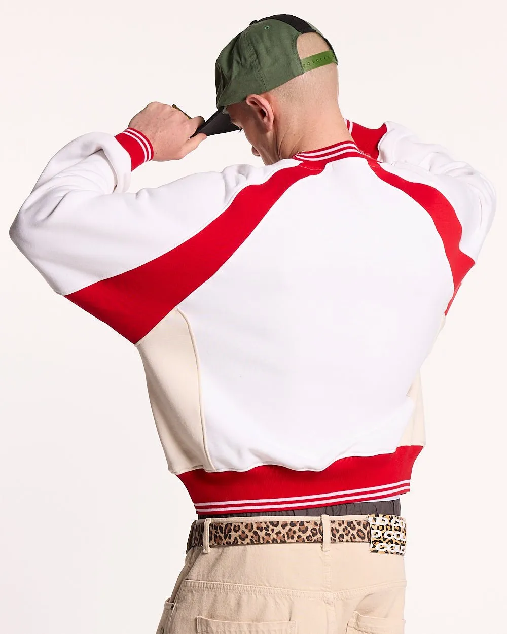 COWBOY VARSITY CREWNECK FIERY RED sold by Cold Culture product image thumbnail 4