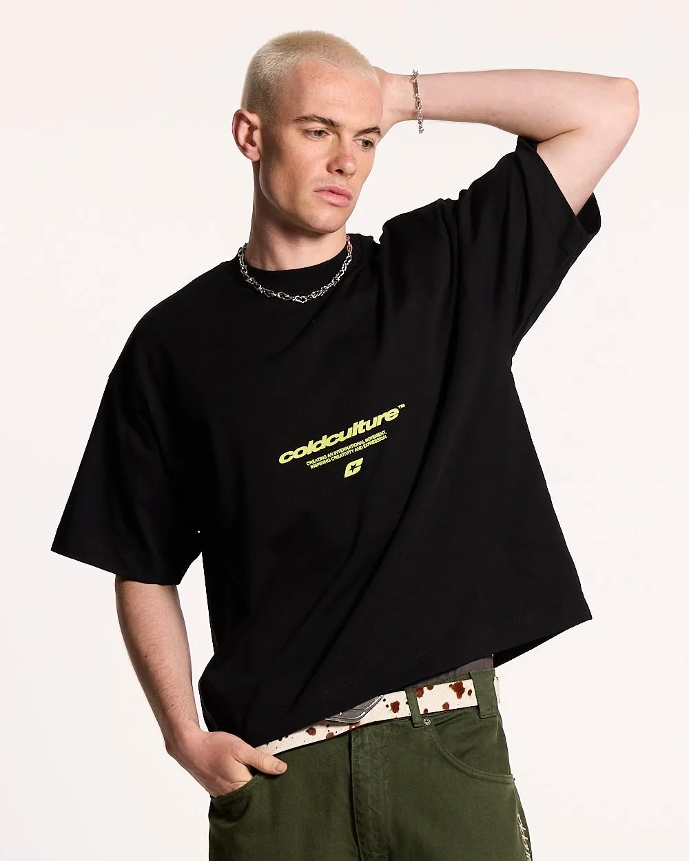 LET'S BOUNCE TEE BLACK sold by Cold Culture product image thumbnail 4