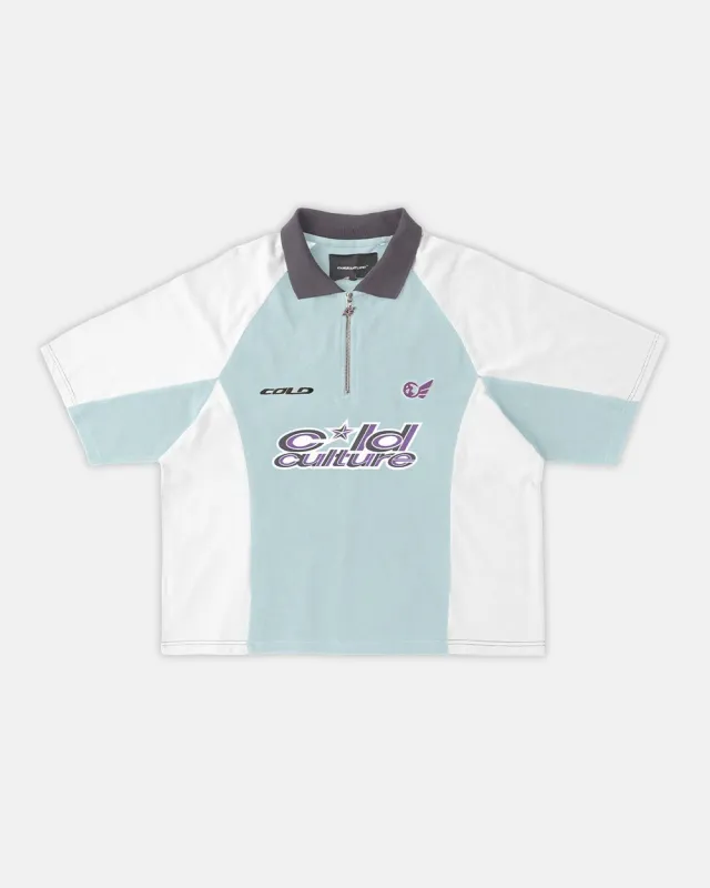 EXTREME POLO IRON LIGHT BLUE AND GREY sold by Cold Culture