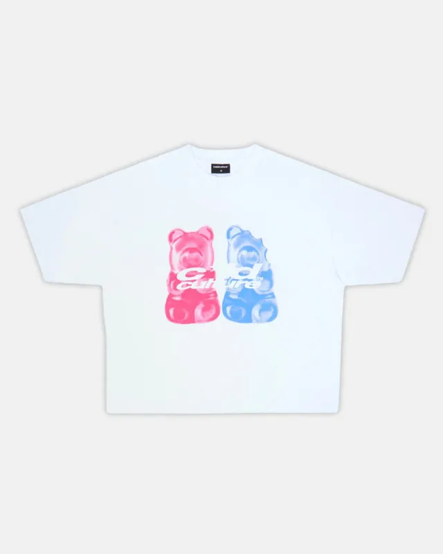 GUMMY TEE WHITE sold by Cold Culture
