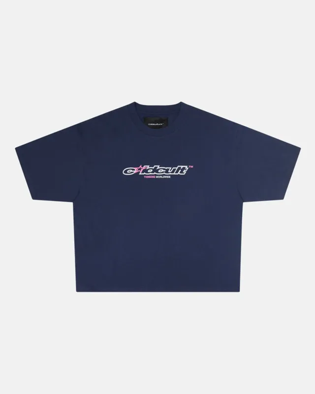 CULT STAR TEE INDIGO BLUE made by Cold Culture