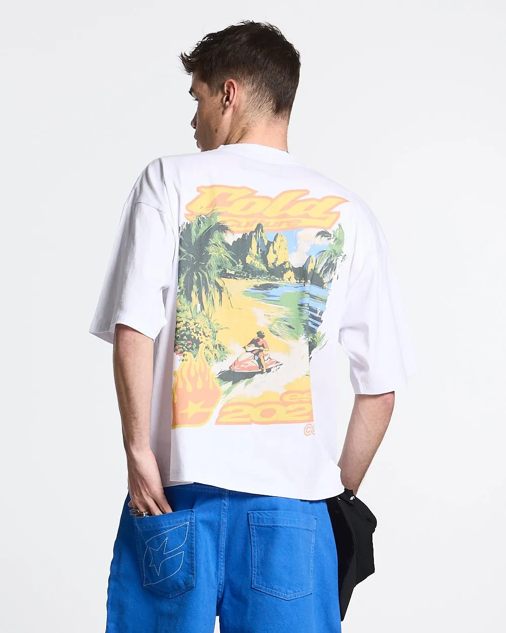 AQUATIC TEE WHITE sold by Cold Culture product image thumbnail 3