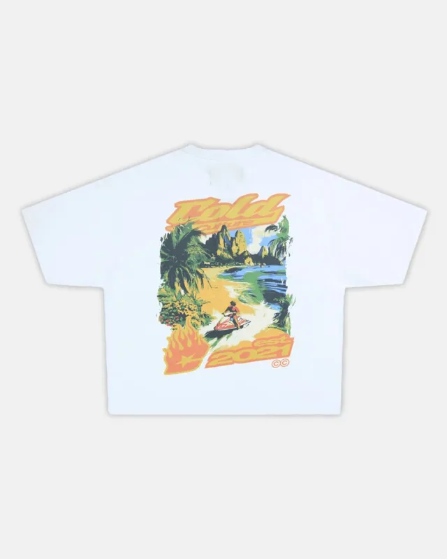 AQUATIC TEE WHITE sold by Cold Culture