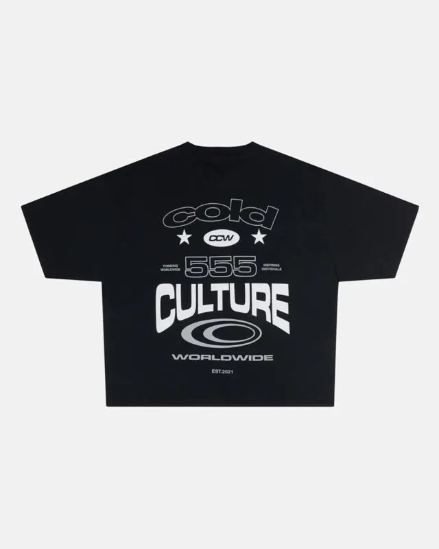 555 TEE BLACK sold by Cold Culture