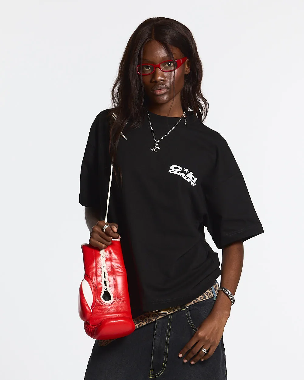 HEART ASHTRAY TEE BLACK sold by Cold Culture product image thumbnail 4