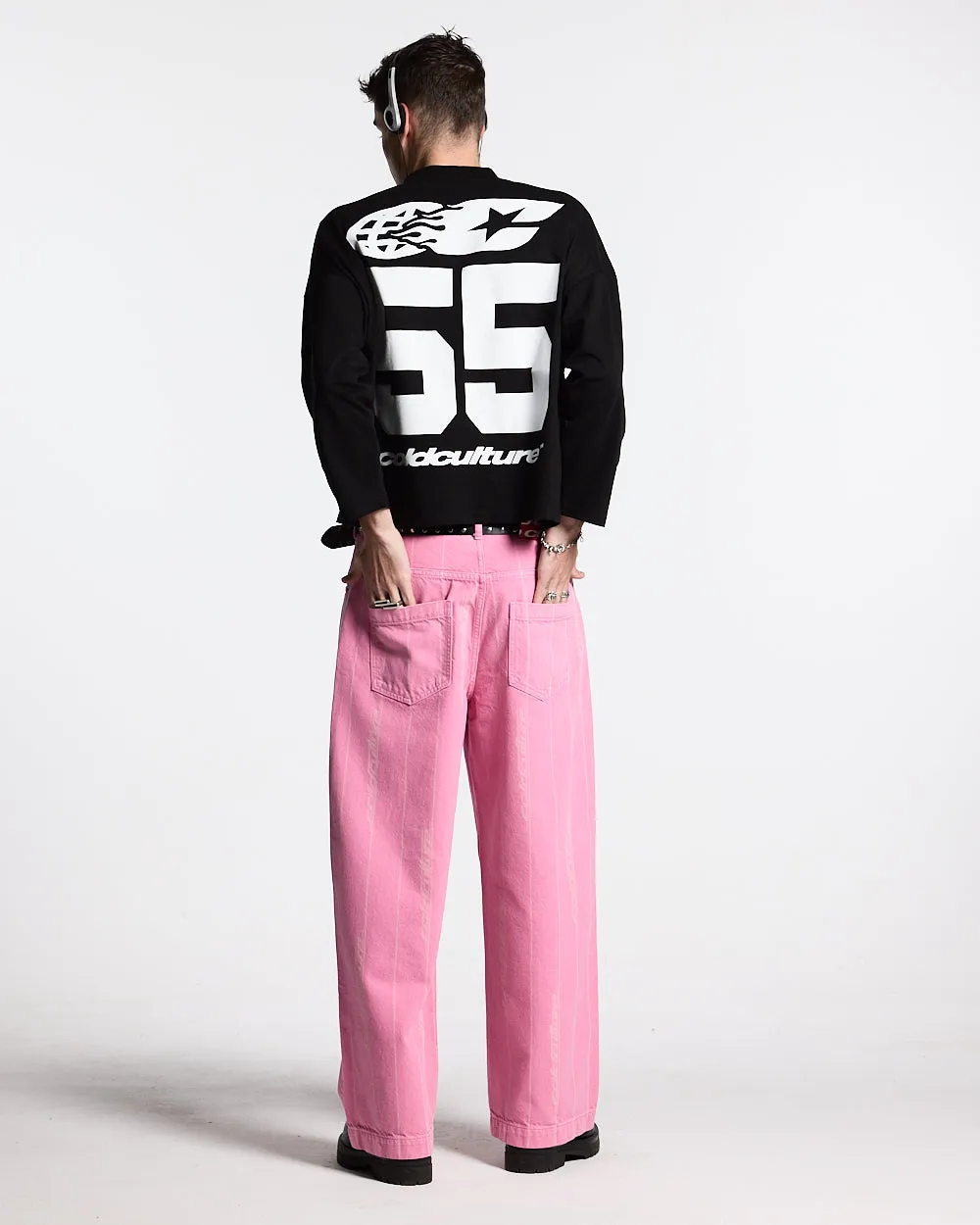 55 FLAMES LONGSLEEVE BLACK sold by Cold Culture product image thumbnail 5