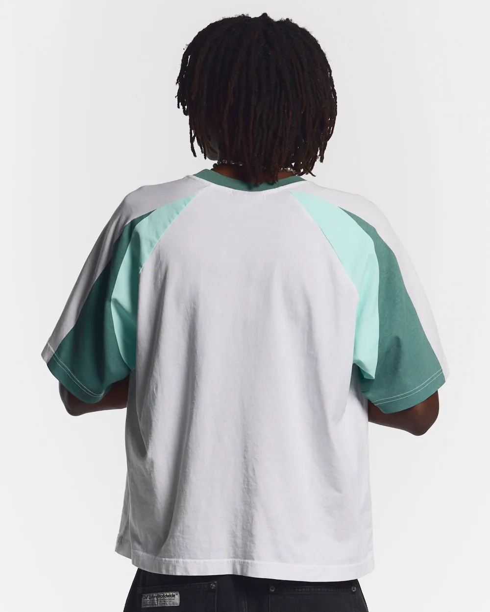 AIRBORNE TEE WHITE AND GREEN sold by Cold Culture product image thumbnail 4