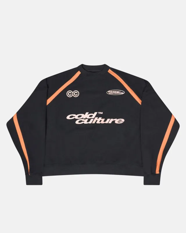 DETAILED CREWNECK BLACK sold by Cold Culture