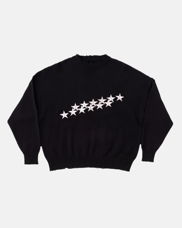 STARS KNIT BLACK sold by Cold Culture