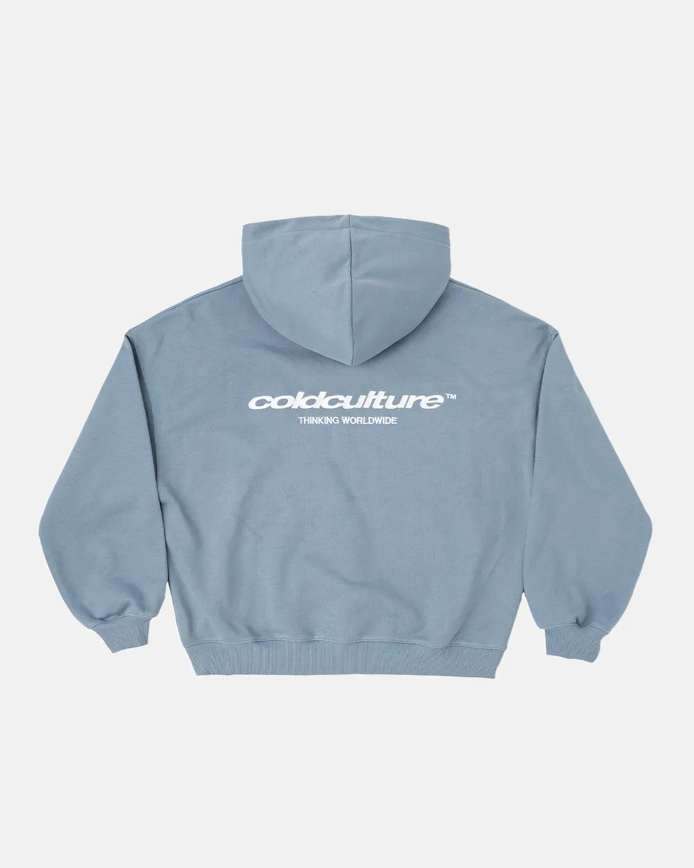 ESSENTIAL ZIP HOODIE WINDWARD BLUE sold by Cold Culture product image thumbnail 2