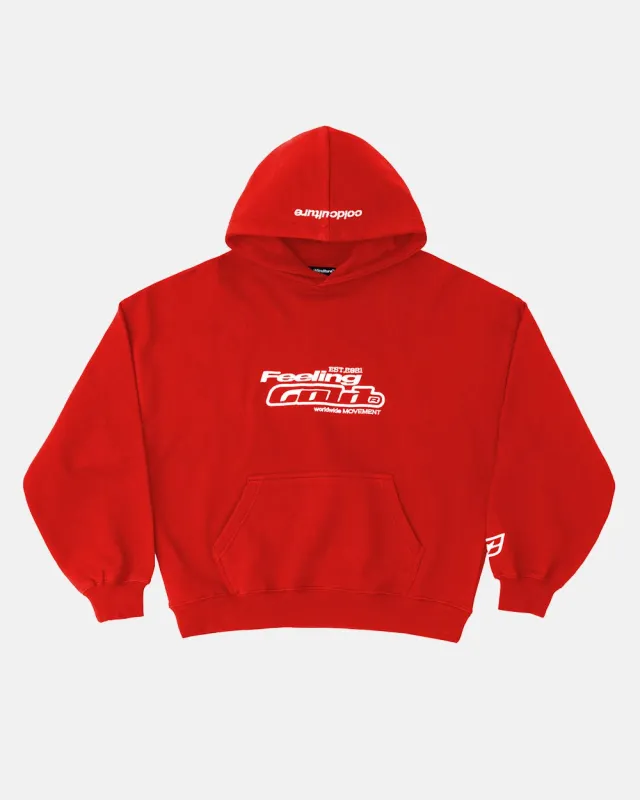 FEELING GOOD TODAY HOODIE WARM RED sold by Cold Culture