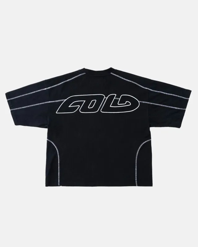 ROLLER TEE BLACK sold by Cold Culture
