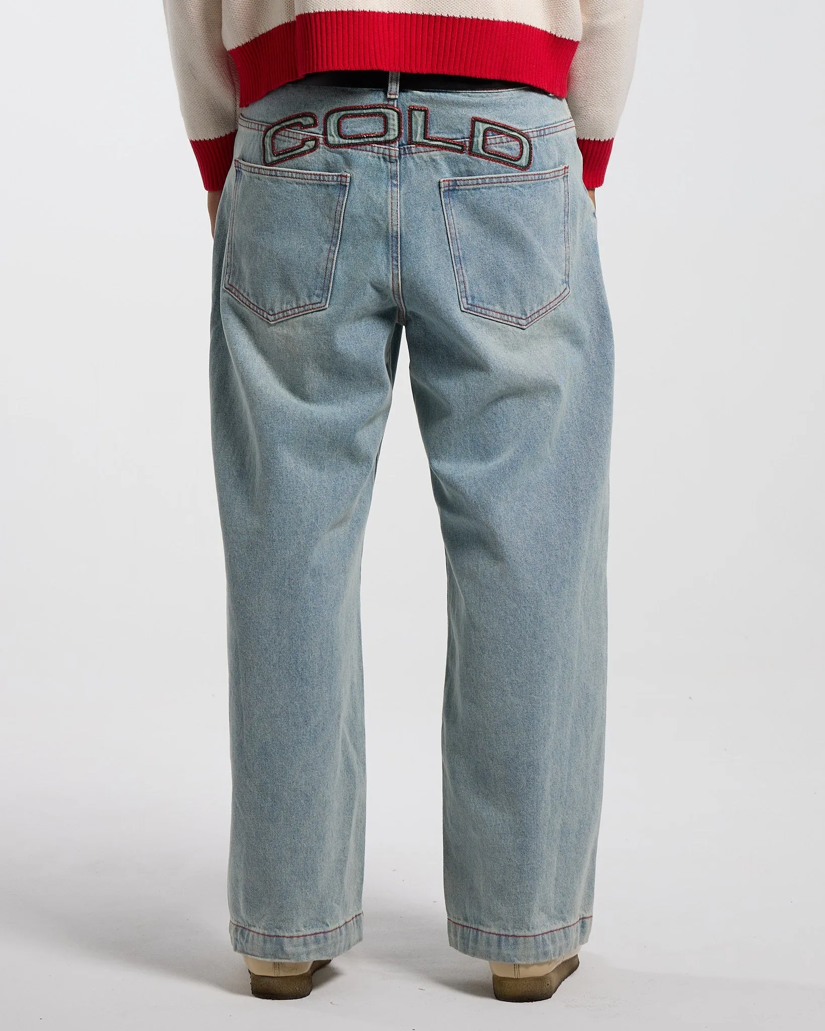 COWBOY V1 PANTS BLUE DENIM sold by Cold Culture product image thumbnail 3