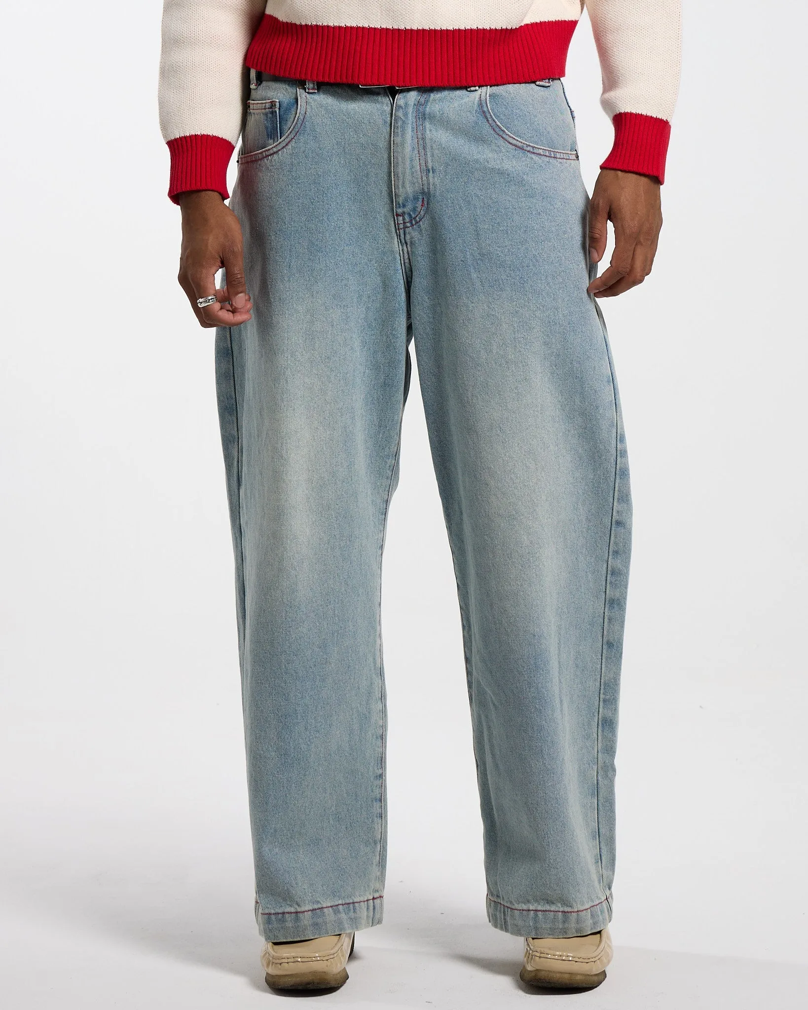 COWBOY V1 PANTS BLUE DENIM sold by Cold Culture product image thumbnail 4
