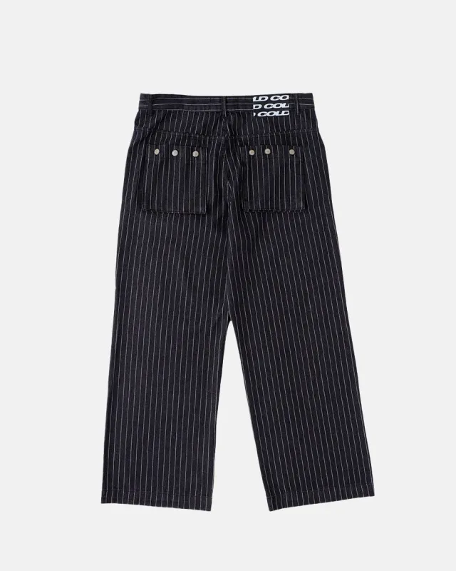 CASINO PANTS BLACK DENIM sold by Cold Culture