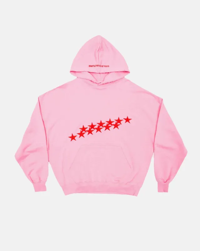 STARS HOODIE PANTHER PINK sold by Cold Culture