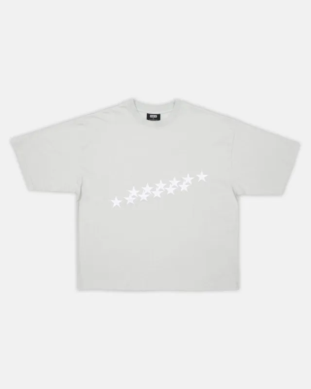 STARS TEE PALE GREY sold by Cold Culture