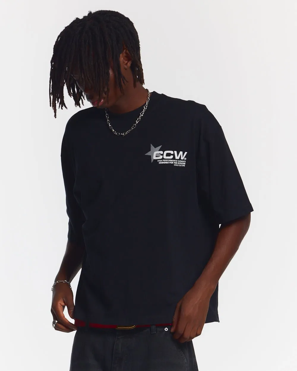 ASTRO TEE BLACK sold by Cold Culture product image thumbnail 4