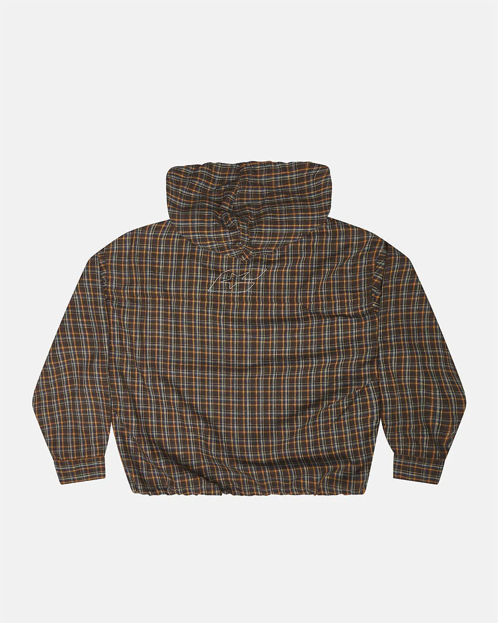 MEMPHIS HOODED SHIRT ORANGE AND BLUE sold by Cold Culture product image thumbnail 2