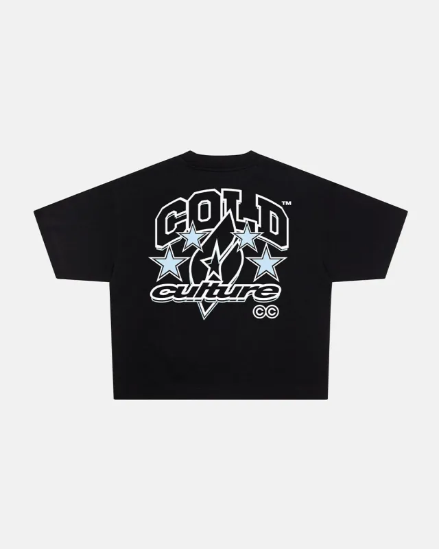 FROM COLD TO THE STARS TEE BLACK sold by Cold Culture
