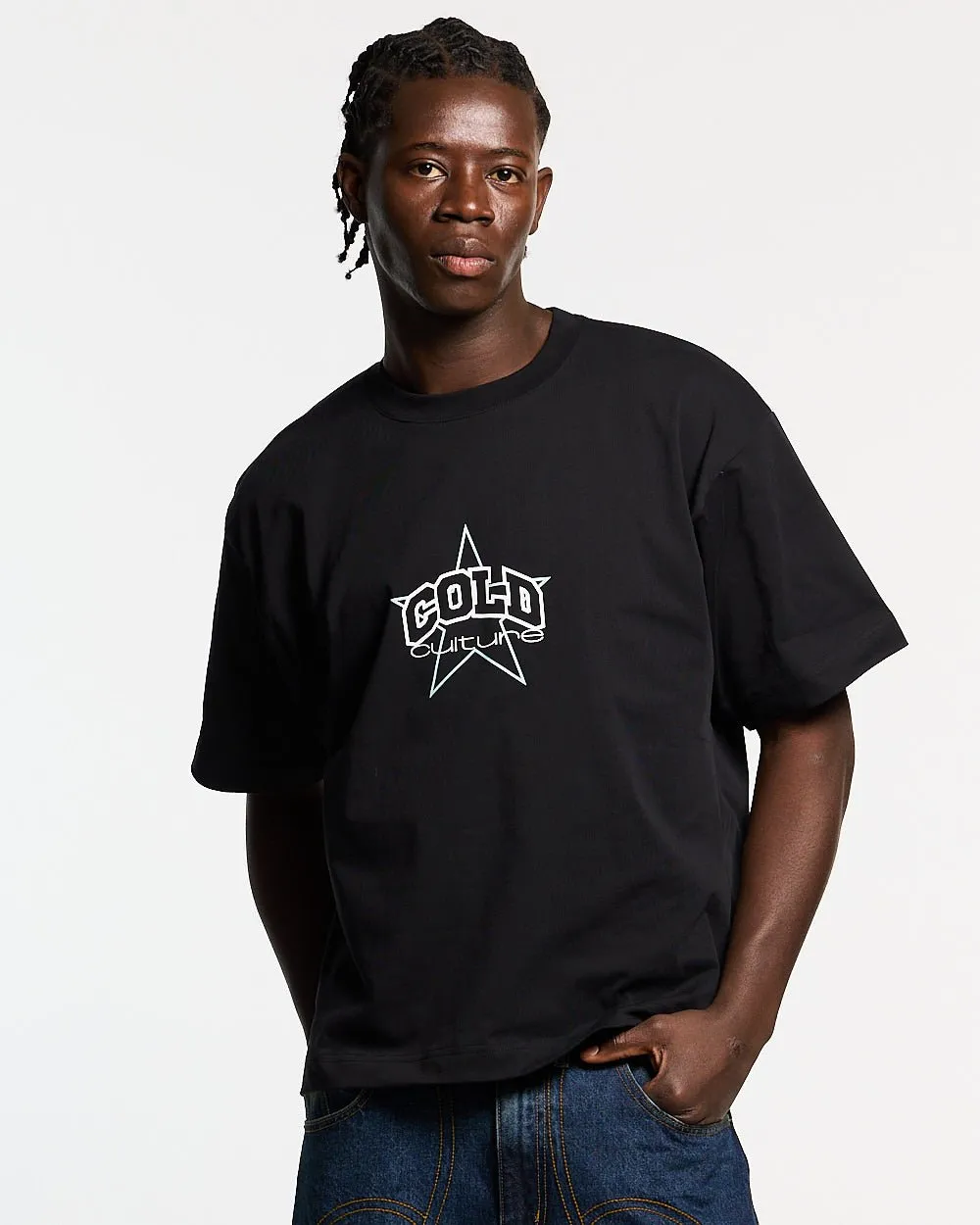 FROM COLD TO THE STARS TEE BLACK sold by Cold Culture product image thumbnail 4