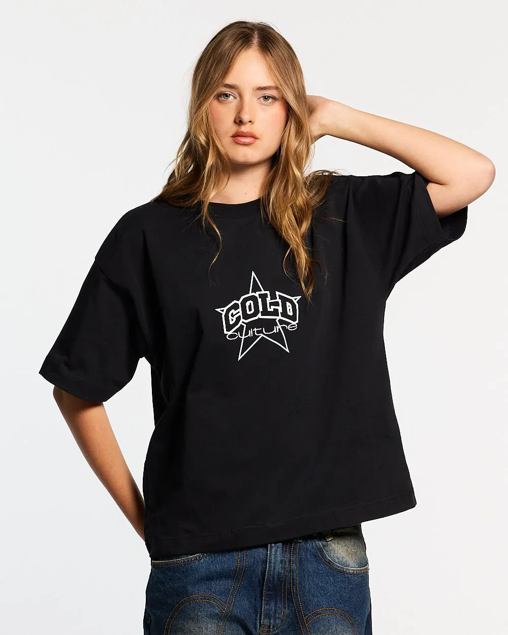 FROM COLD TO THE STARS TEE BLACK sold by Cold Culture product image thumbnail 5