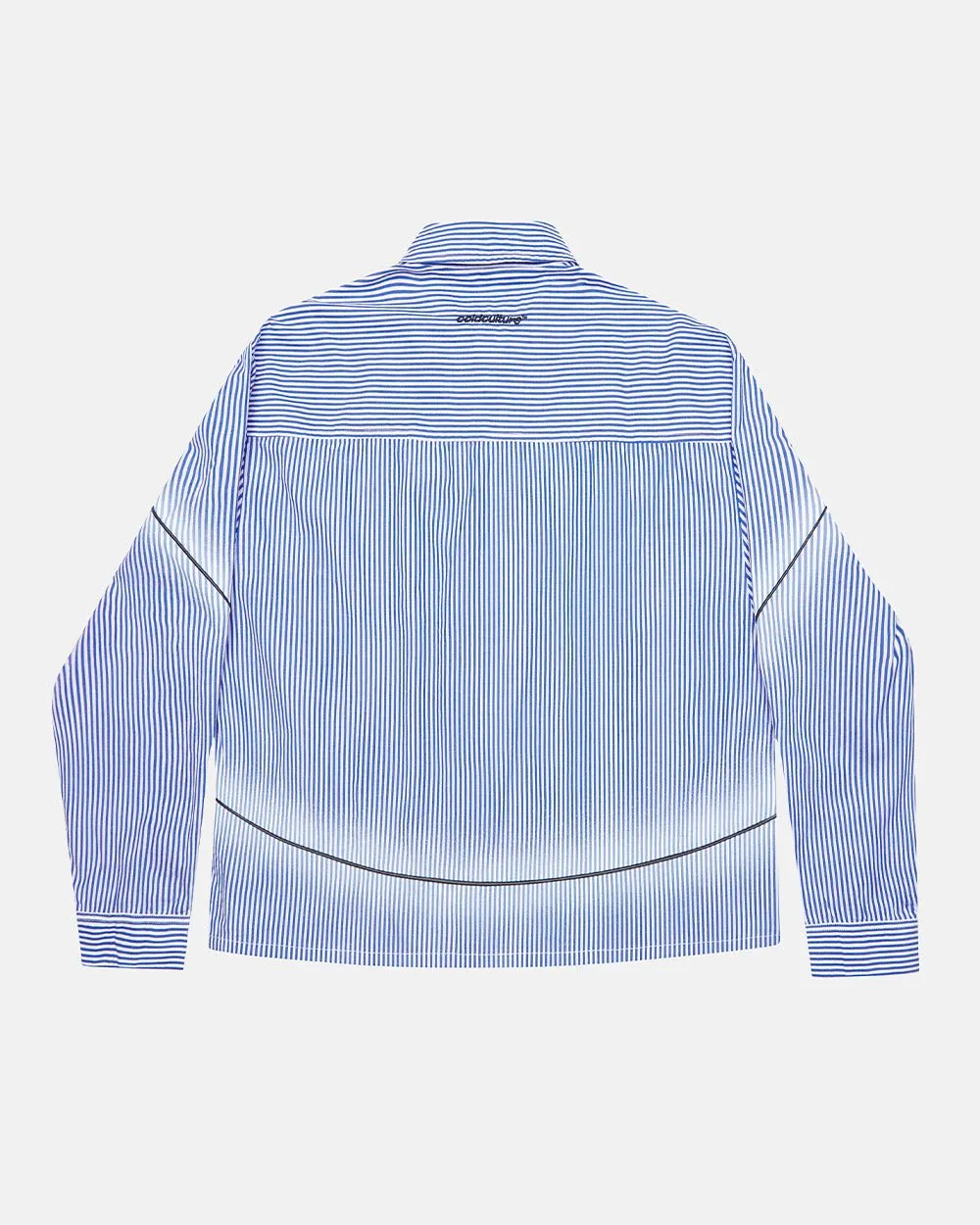WORLDWIDE LONGSLEEVE SHIRT BLUE & WHITE sold by Cold Culture product image thumbnail 3