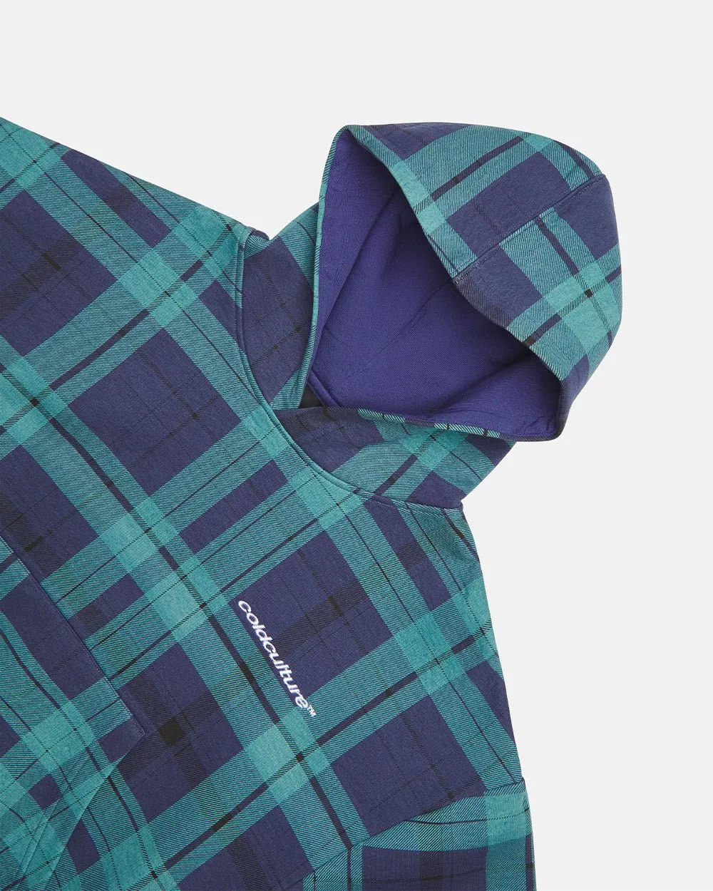 TWO FACES HOODIE NAVY & GREEN sold by Cold Culture product image thumbnail 5