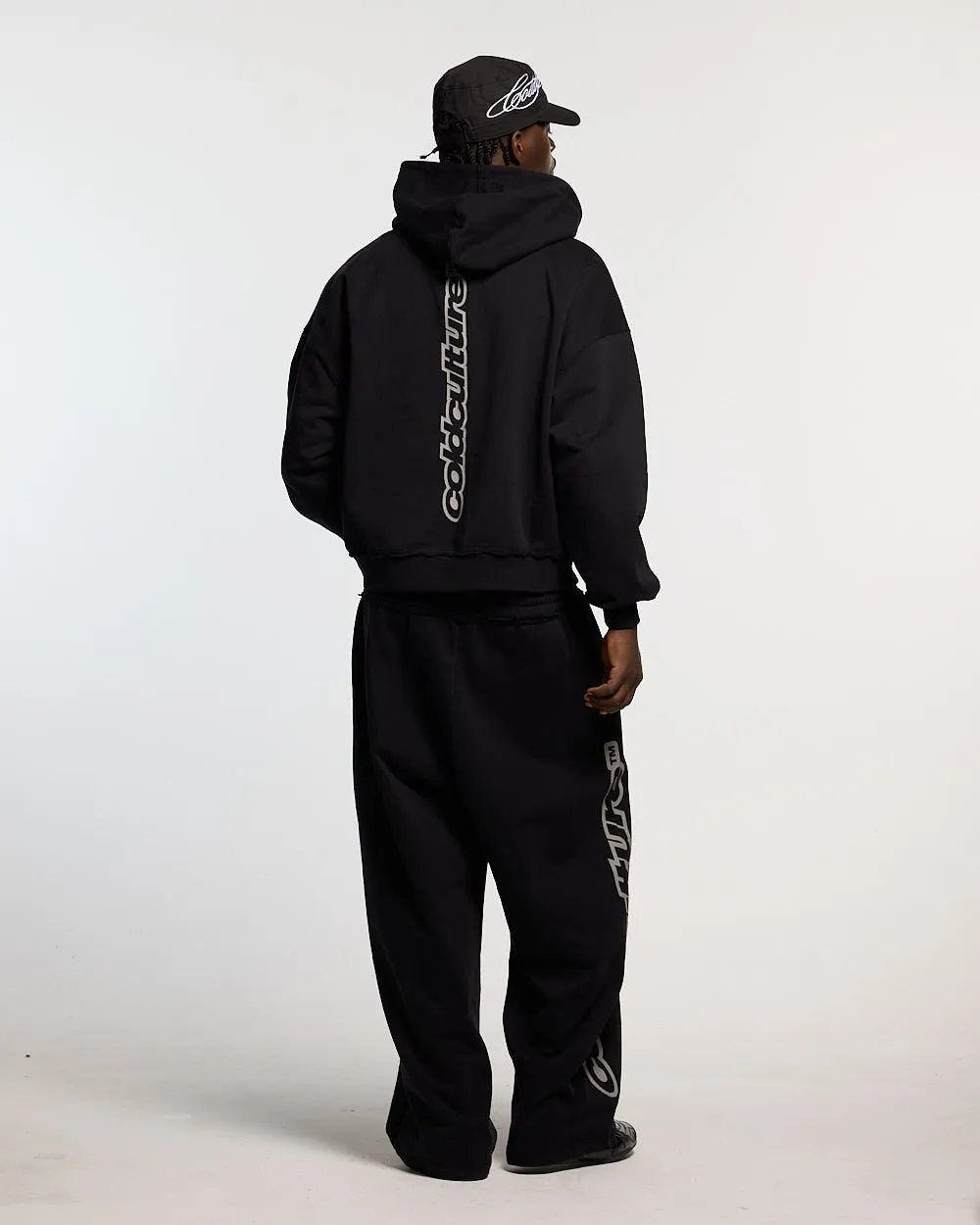 MIDNIGHT SET ZIP UP BLACK sold by Cold Culture product image thumbnail 4