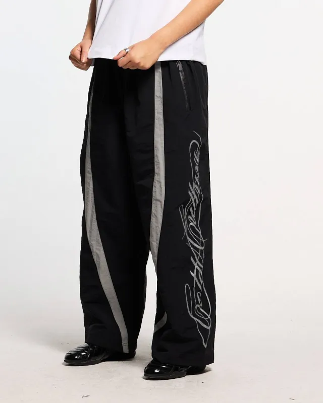 SCRIPT TECH PANTS BLACK sold by Cold Culture