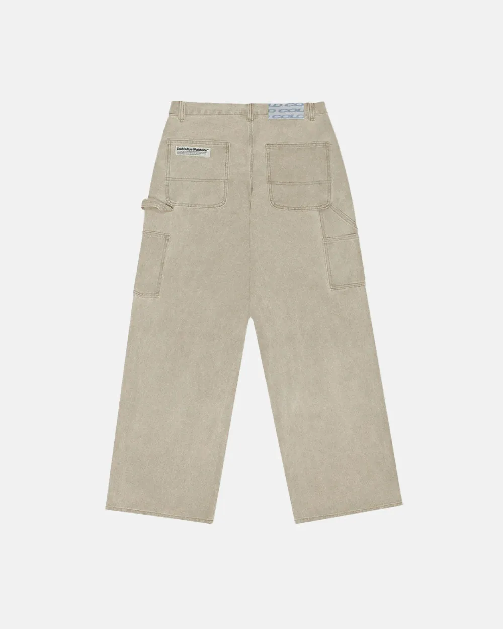 V1 DOUBLE KNEE PANTS STONE-WASHED SAND sold by Cold Culture product image thumbnail 2
