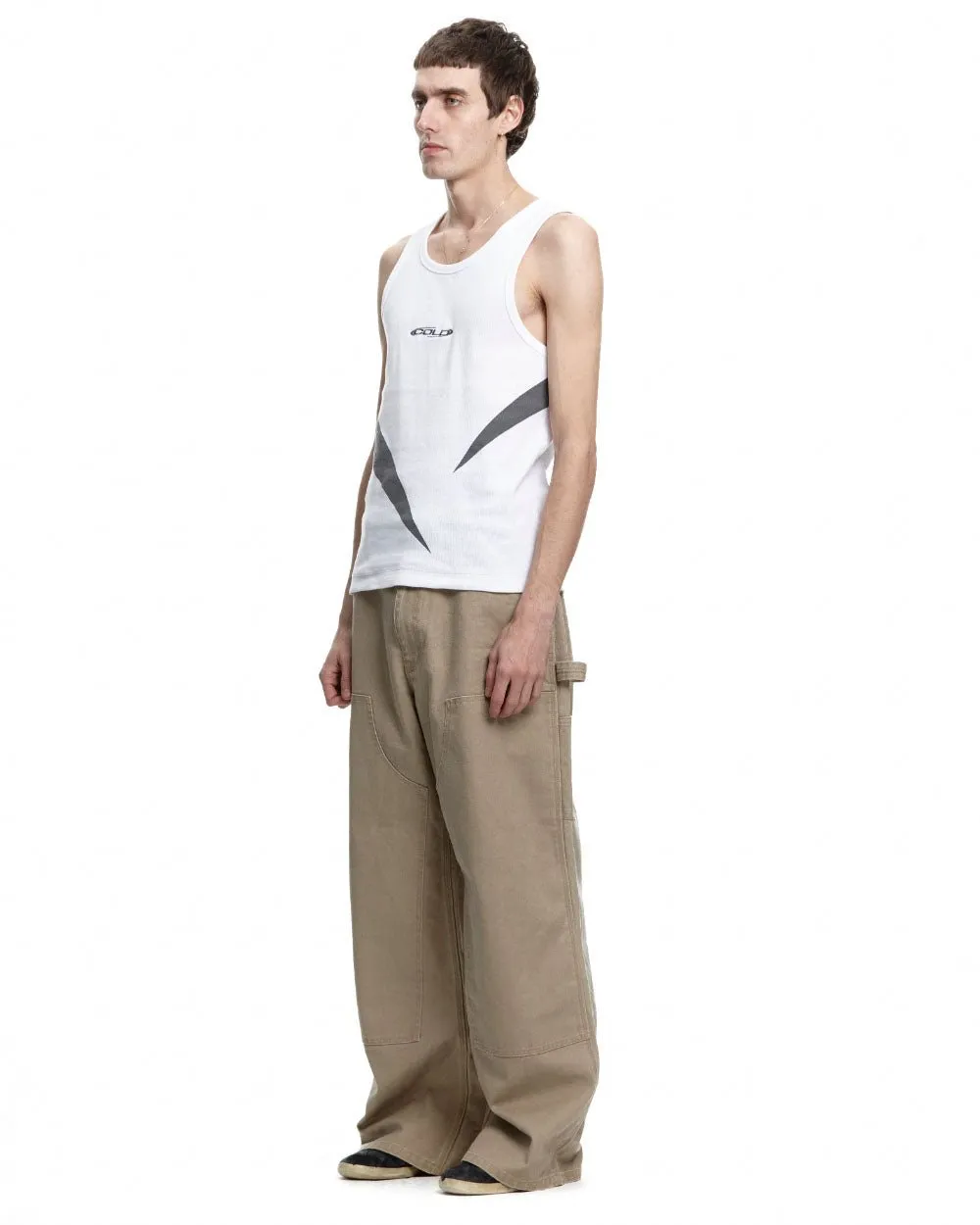 V1 DOUBLE KNEE PANTS STONE-WASHED SAND sold by Cold Culture product image thumbnail 4