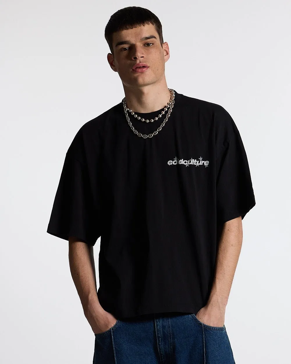 STELLAR TEE BLACK sold by Cold Culture product image thumbnail 4
