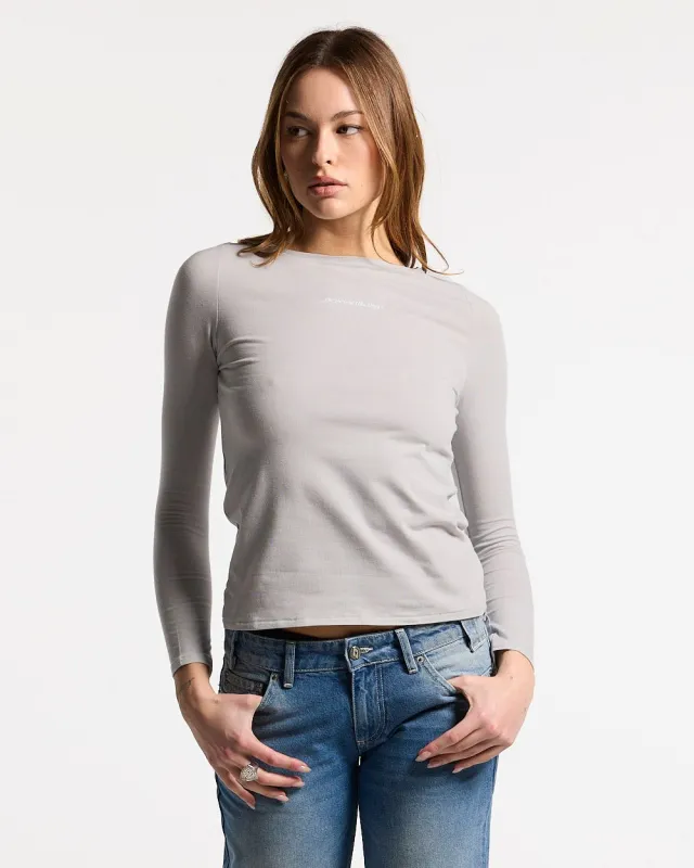 ESSENTIAL LONGSLEEVE TEE GREY made by Cold Culture