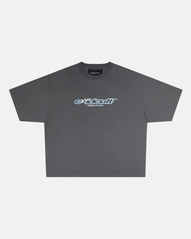 CULT STAR TEE HEAVY GREY made by Cold Culture